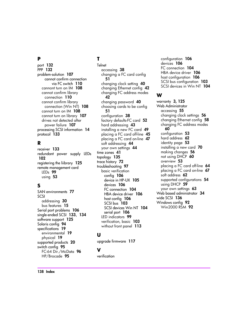 HP Tape Library Interface Manager Software User Manual | Page 138 / 138