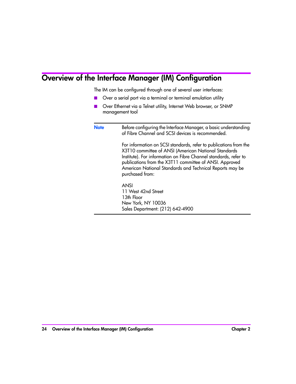 HP Tape Library Interface Manager Software User Manual | Page 24 / 138