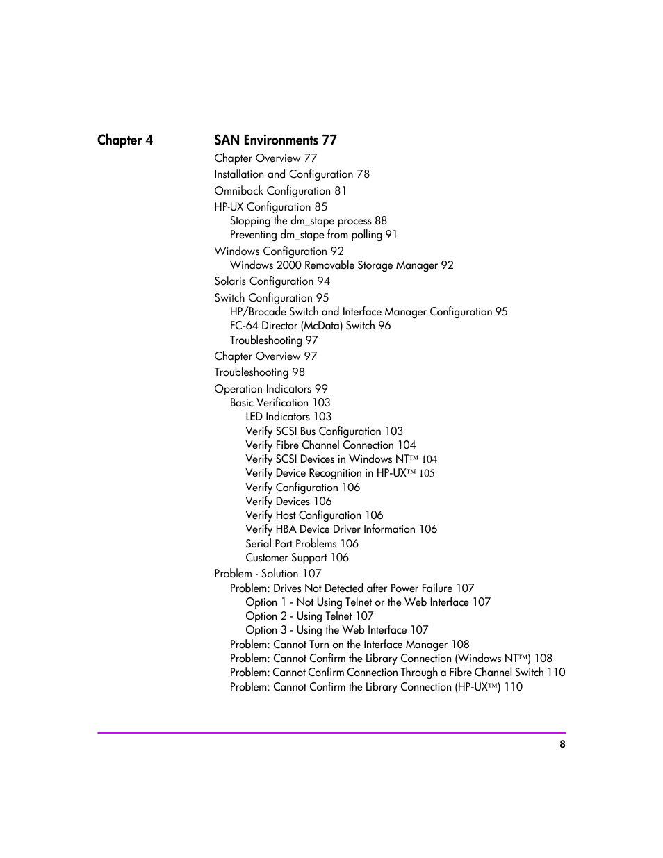 HP Tape Library Interface Manager Software User Manual | Page 8 / 138