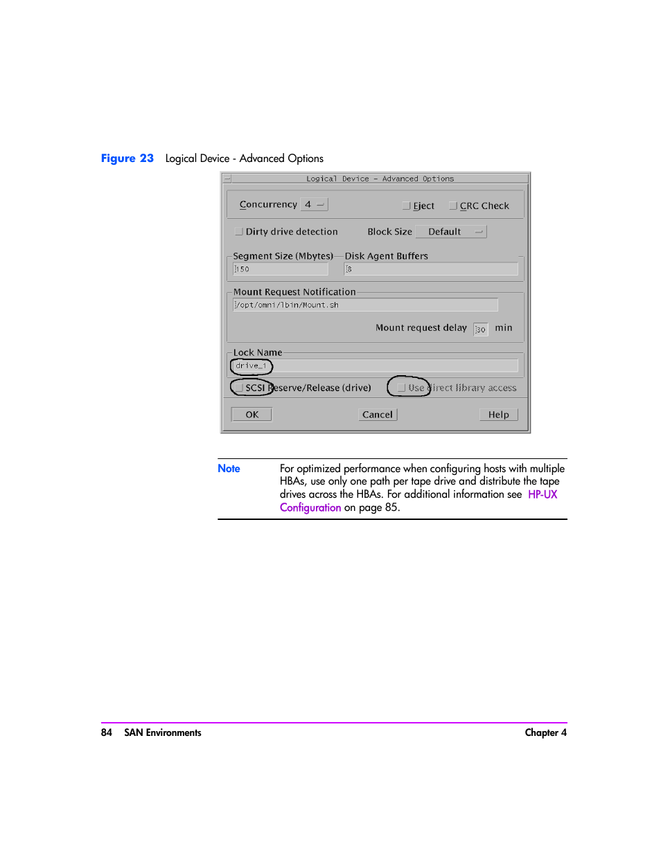 HP Tape Library Interface Manager Software User Manual | Page 84 / 138
