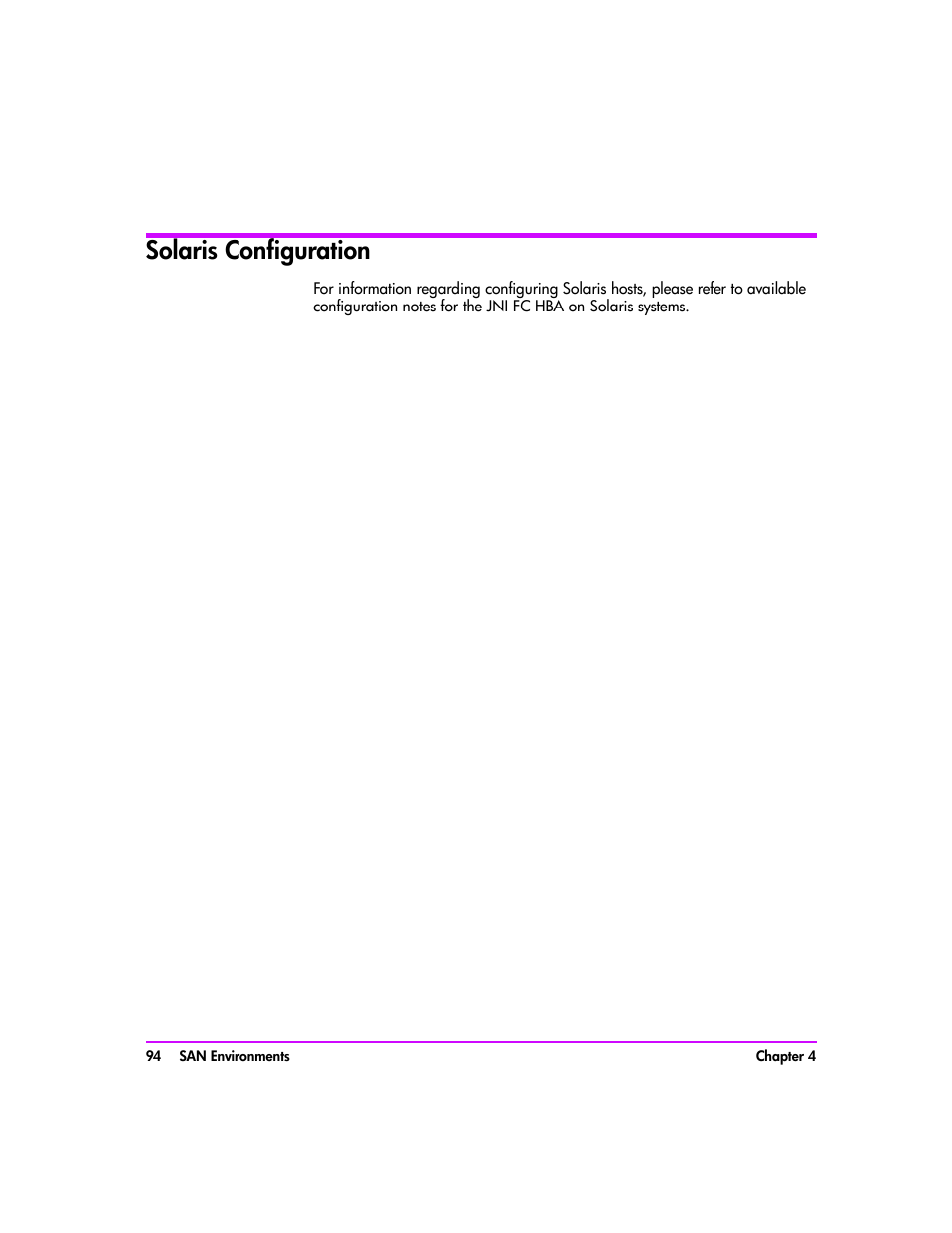 Solaris configuration, Solaris configuration 94 | HP Tape Library Interface Manager Software User Manual | Page 94 / 138