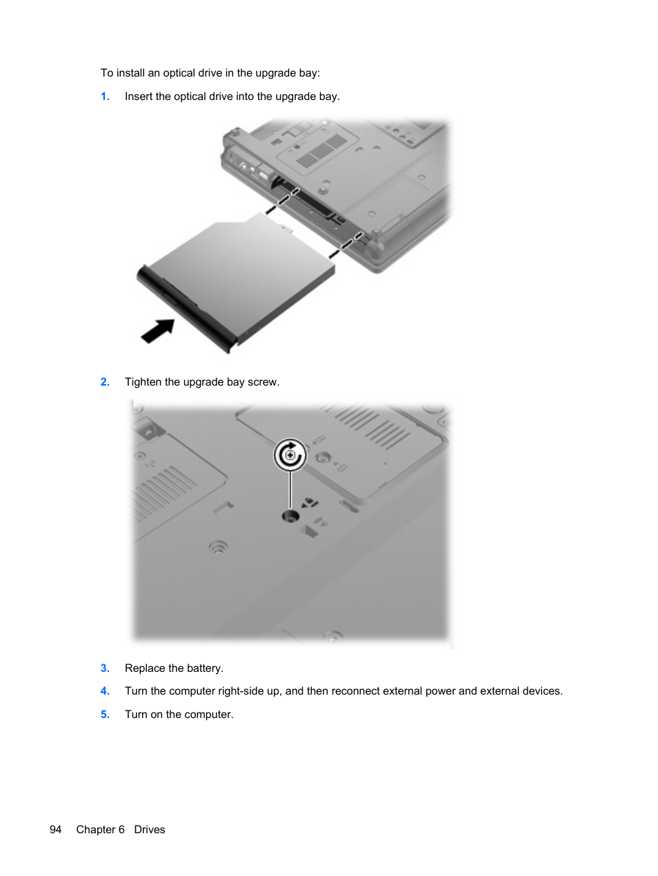 HP ProBook 6450b Notebook-PC User Manual | Page 104 / 181