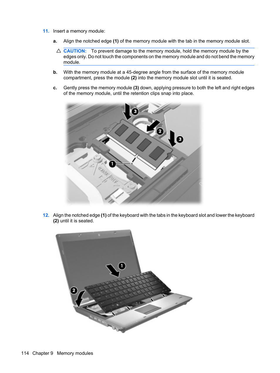 HP ProBook 6450b Notebook-PC User Manual | Page 124 / 181