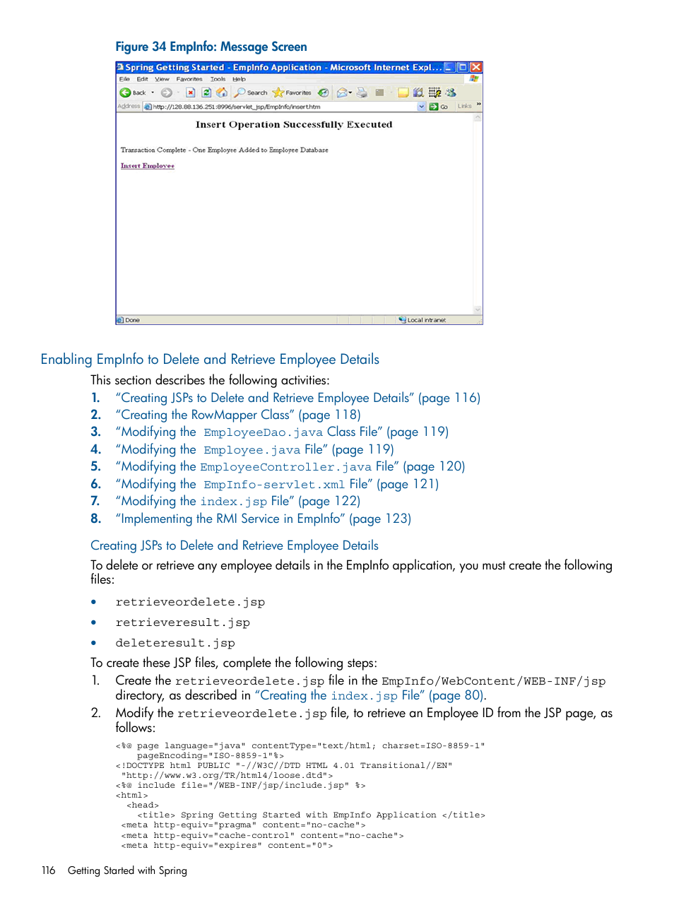 Enabling empinfo to delete and retrieve | HP Integrity NonStop J-Series User Manual | Page 116 / 470
