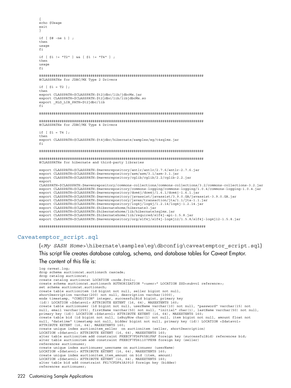 Caveatemptor_script.sql | HP Integrity NonStop J-Series User Manual | Page 222 / 470