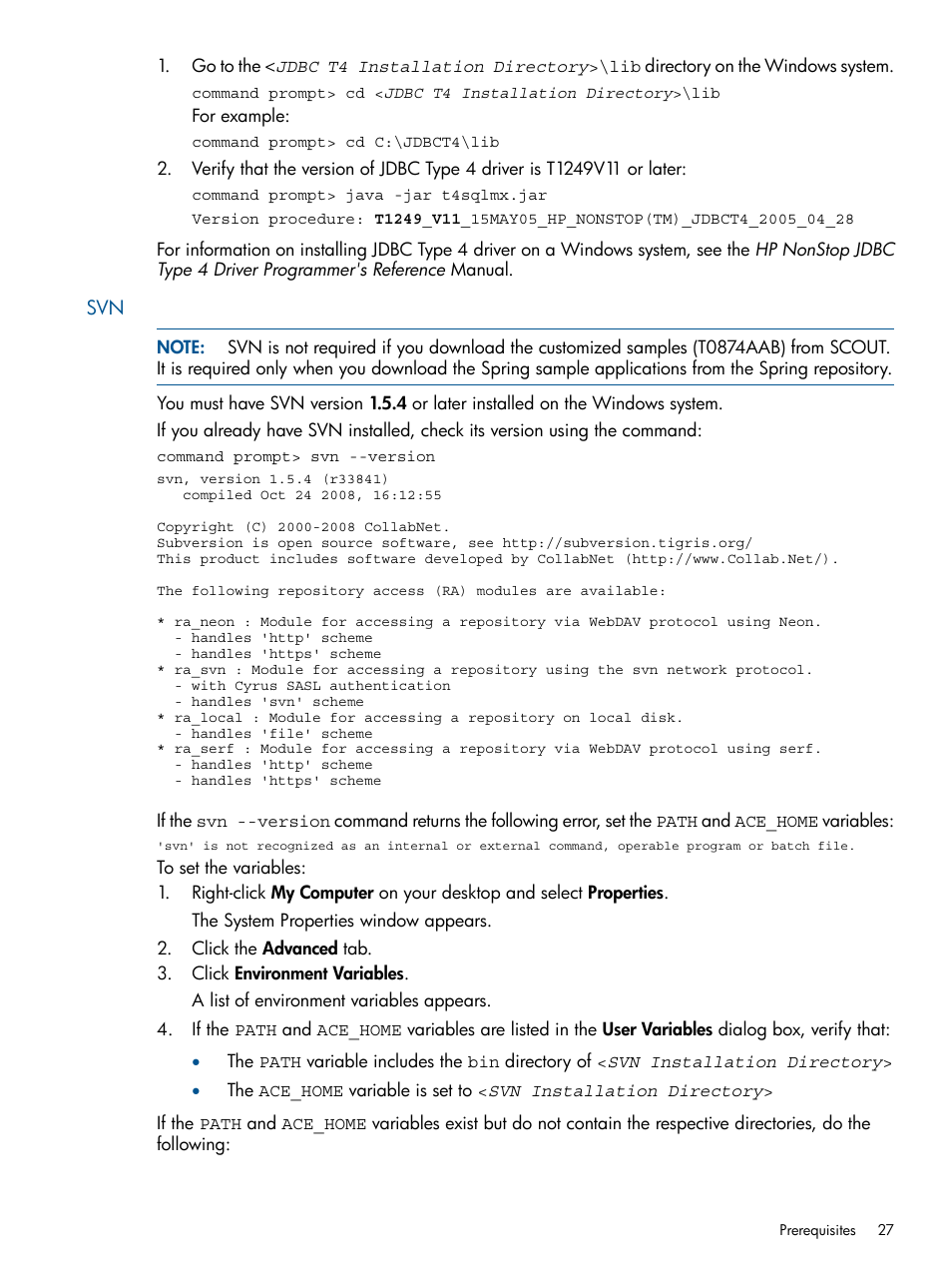 HP Integrity NonStop J-Series User Manual | Page 27 / 470