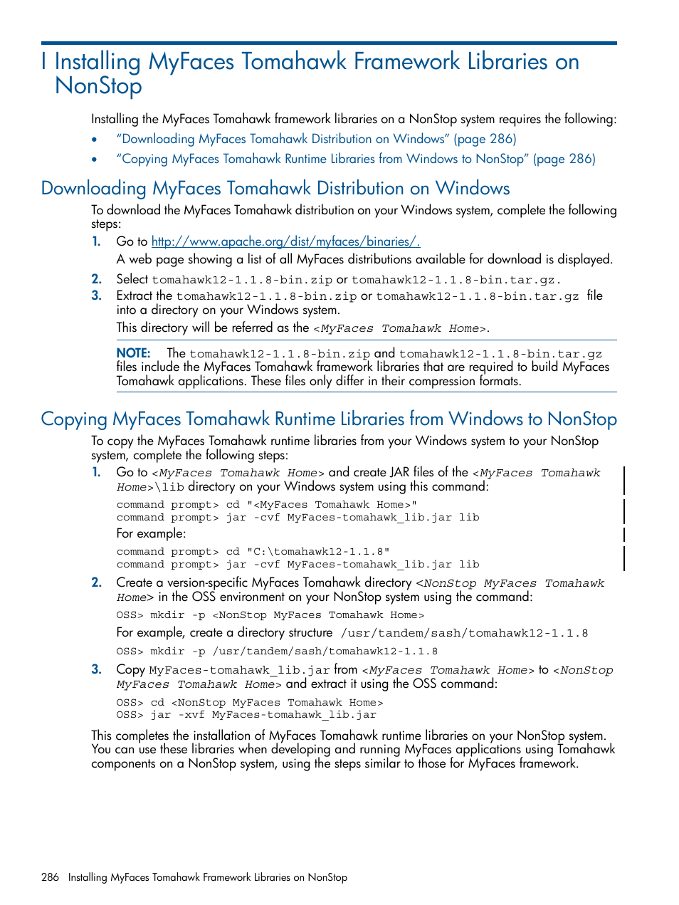 HP Integrity NonStop J-Series User Manual | Page 286 / 470