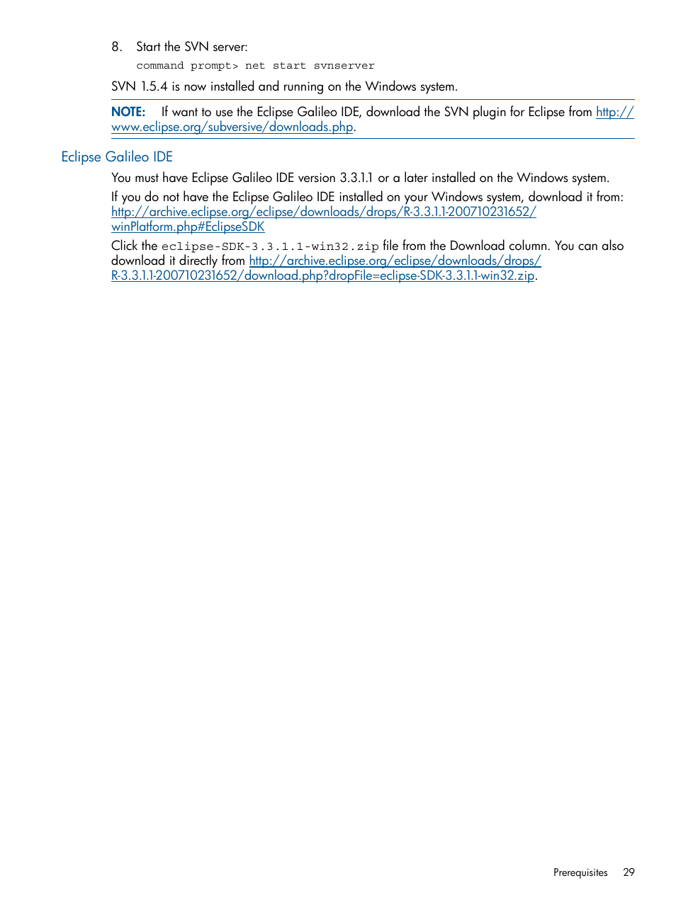 Eclipse galileo ide | HP Integrity NonStop J-Series User Manual | Page 29 / 470
