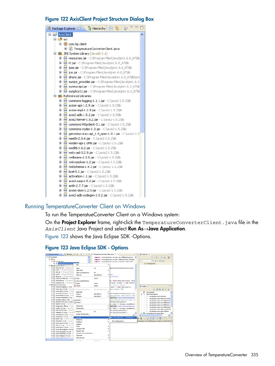 Running temperatureconverter client on windows | HP Integrity NonStop J-Series User Manual | Page 335 / 470