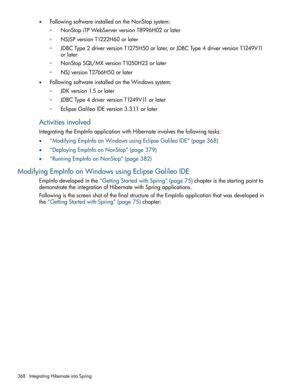 Activities involved | HP Integrity NonStop J-Series User Manual | Page 368 / 470