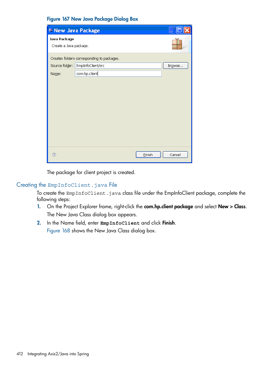 Creating the empinfoclient.java file | HP Integrity NonStop J-Series User Manual | Page 412 / 470