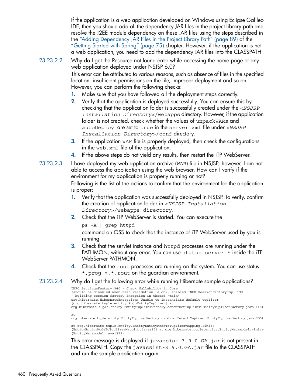 HP Integrity NonStop J-Series User Manual | Page 460 / 470
