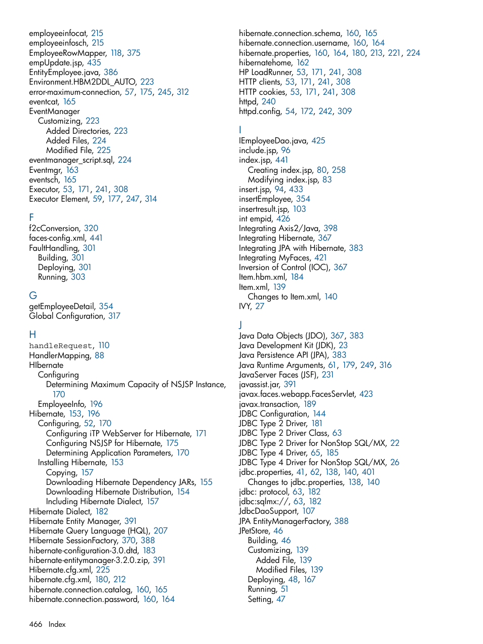 HP Integrity NonStop J-Series User Manual | Page 466 / 470