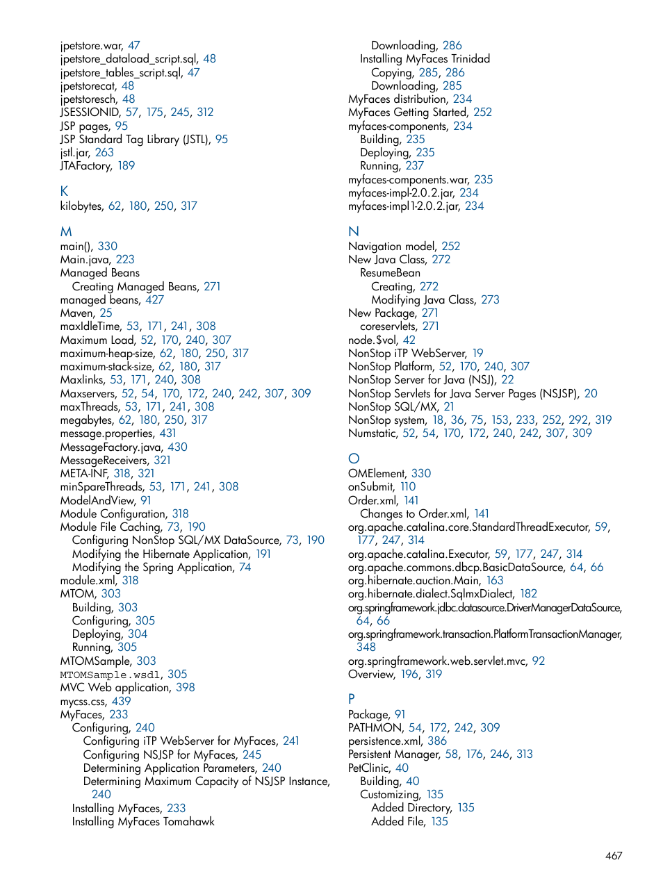 HP Integrity NonStop J-Series User Manual | Page 467 / 470