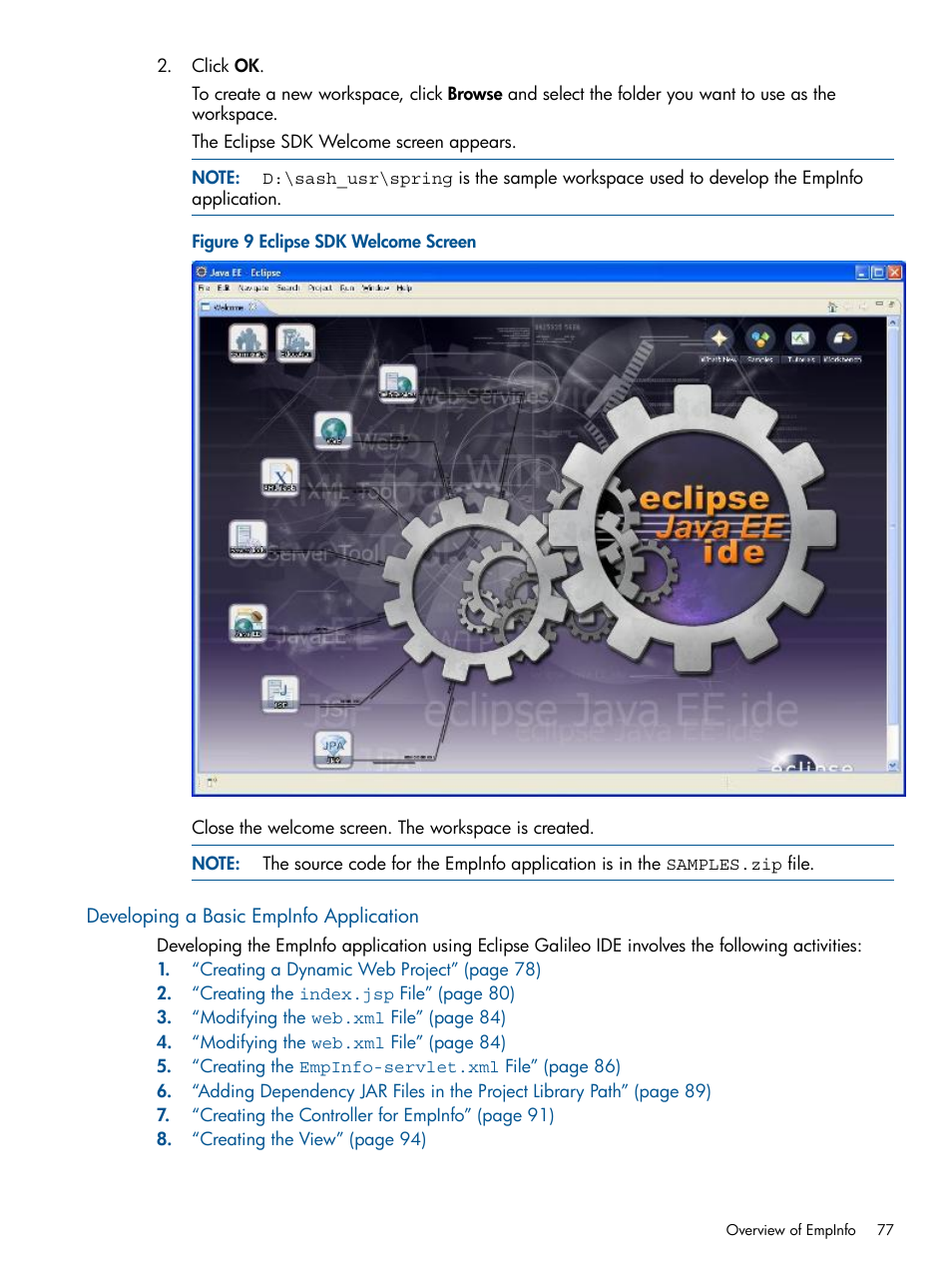 Developing a basic empinfo application | HP Integrity NonStop J-Series User Manual | Page 77 / 470