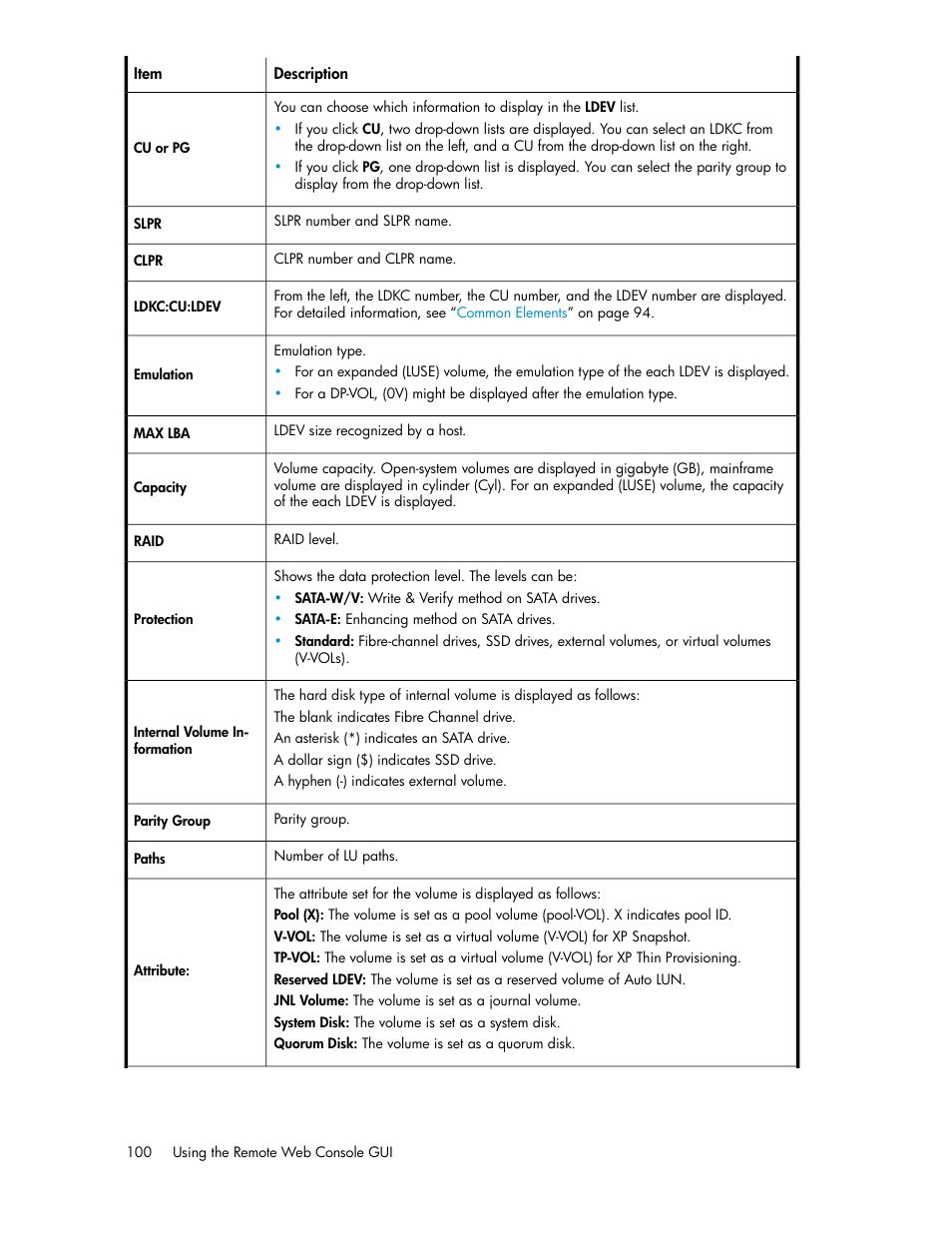 HP StorageWorks XP Remote Web Console Software User Manual | Page 100 / 174