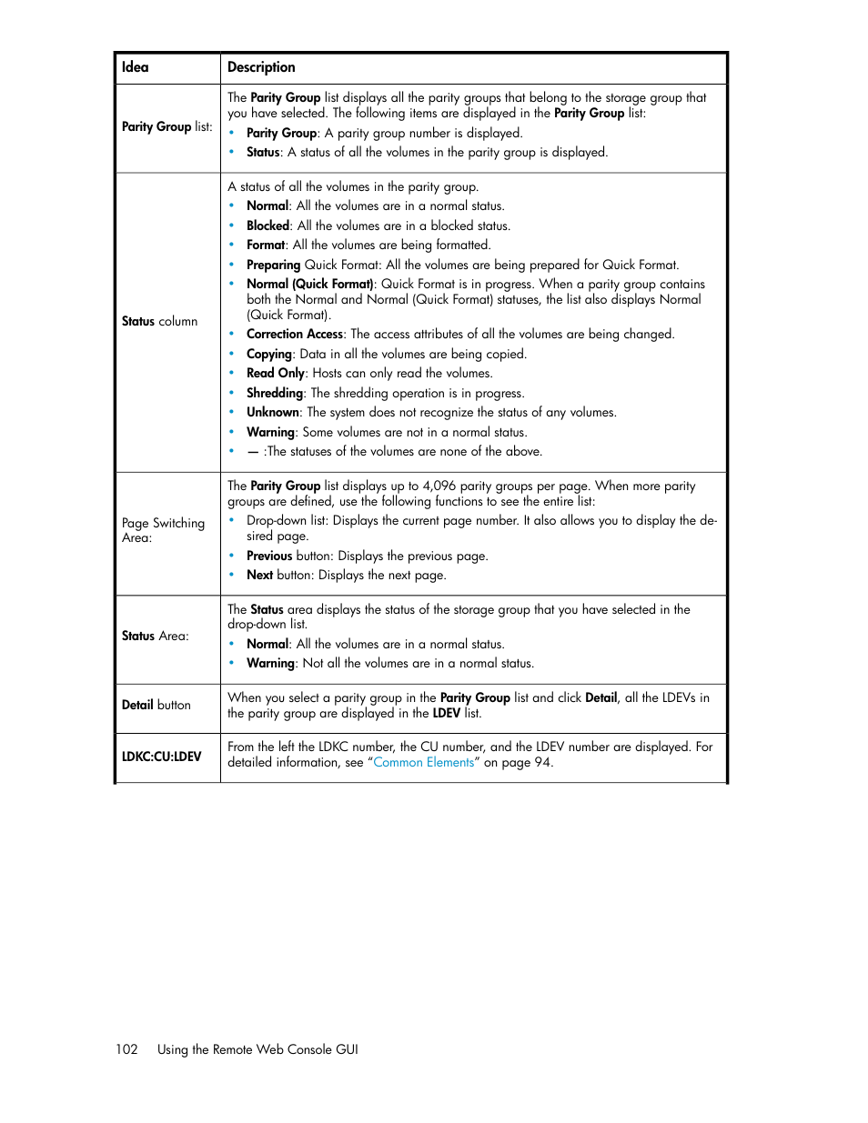 HP StorageWorks XP Remote Web Console Software User Manual | Page 102 / 174
