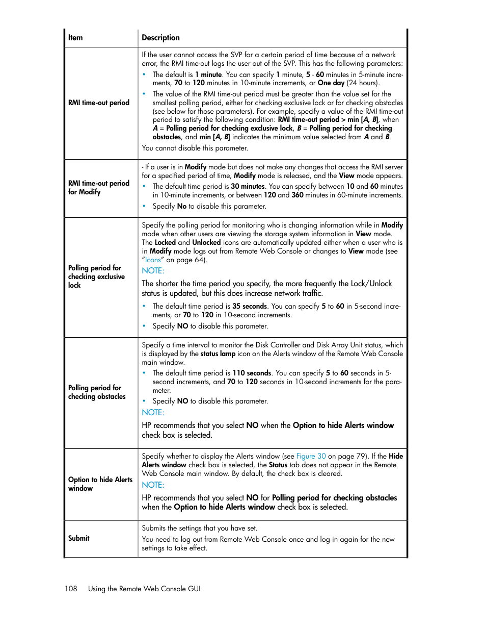 HP StorageWorks XP Remote Web Console Software User Manual | Page 108 / 174