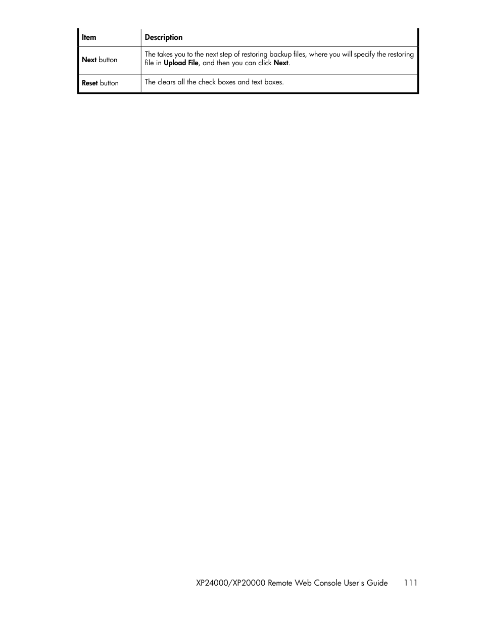 HP StorageWorks XP Remote Web Console Software User Manual | Page 111 / 174