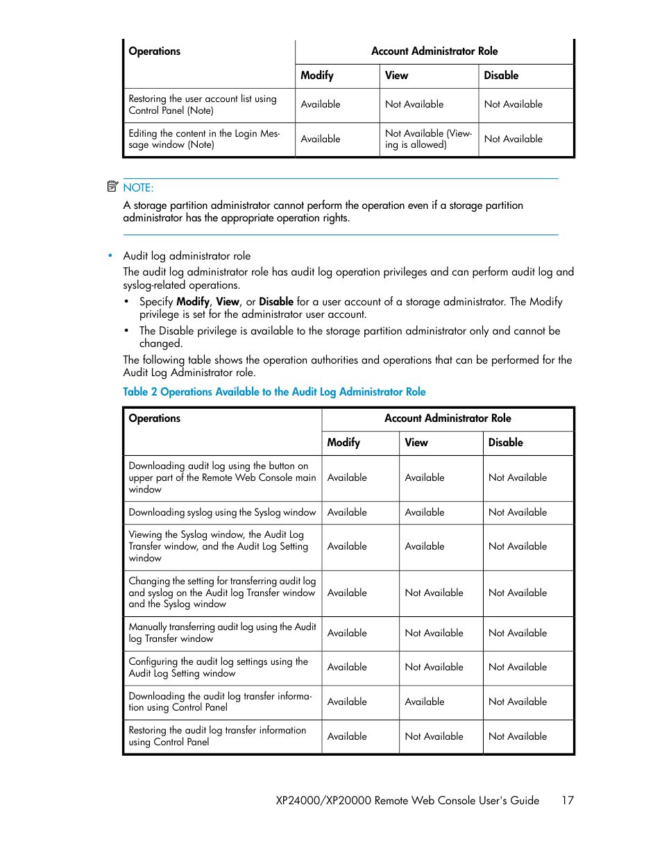 HP StorageWorks XP Remote Web Console Software User Manual | Page 17 / 174