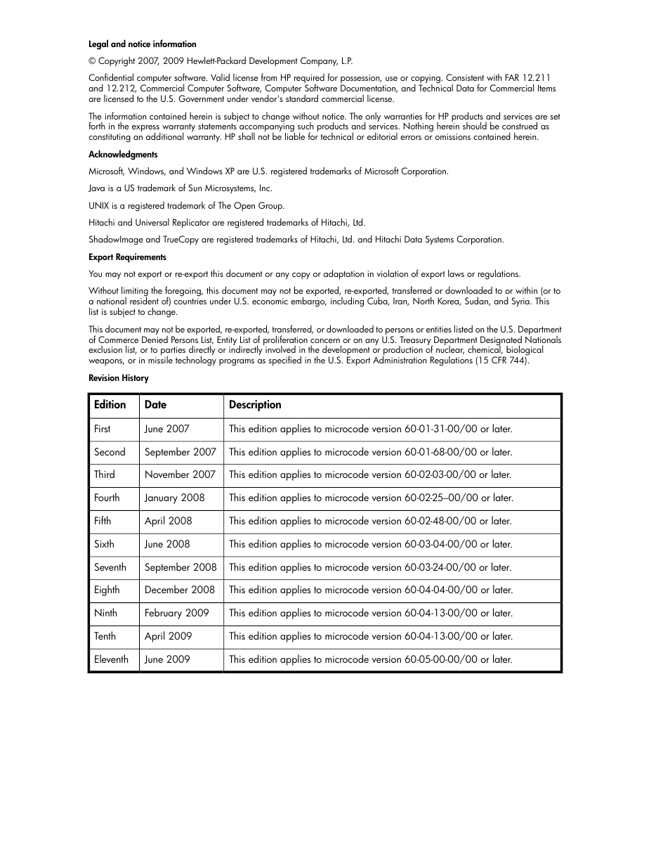 HP StorageWorks XP Remote Web Console Software User Manual | Page 2 / 174