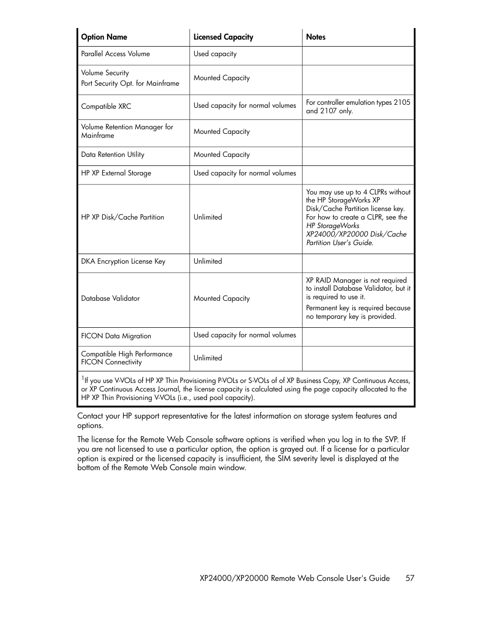 HP StorageWorks XP Remote Web Console Software User Manual | Page 57 / 174