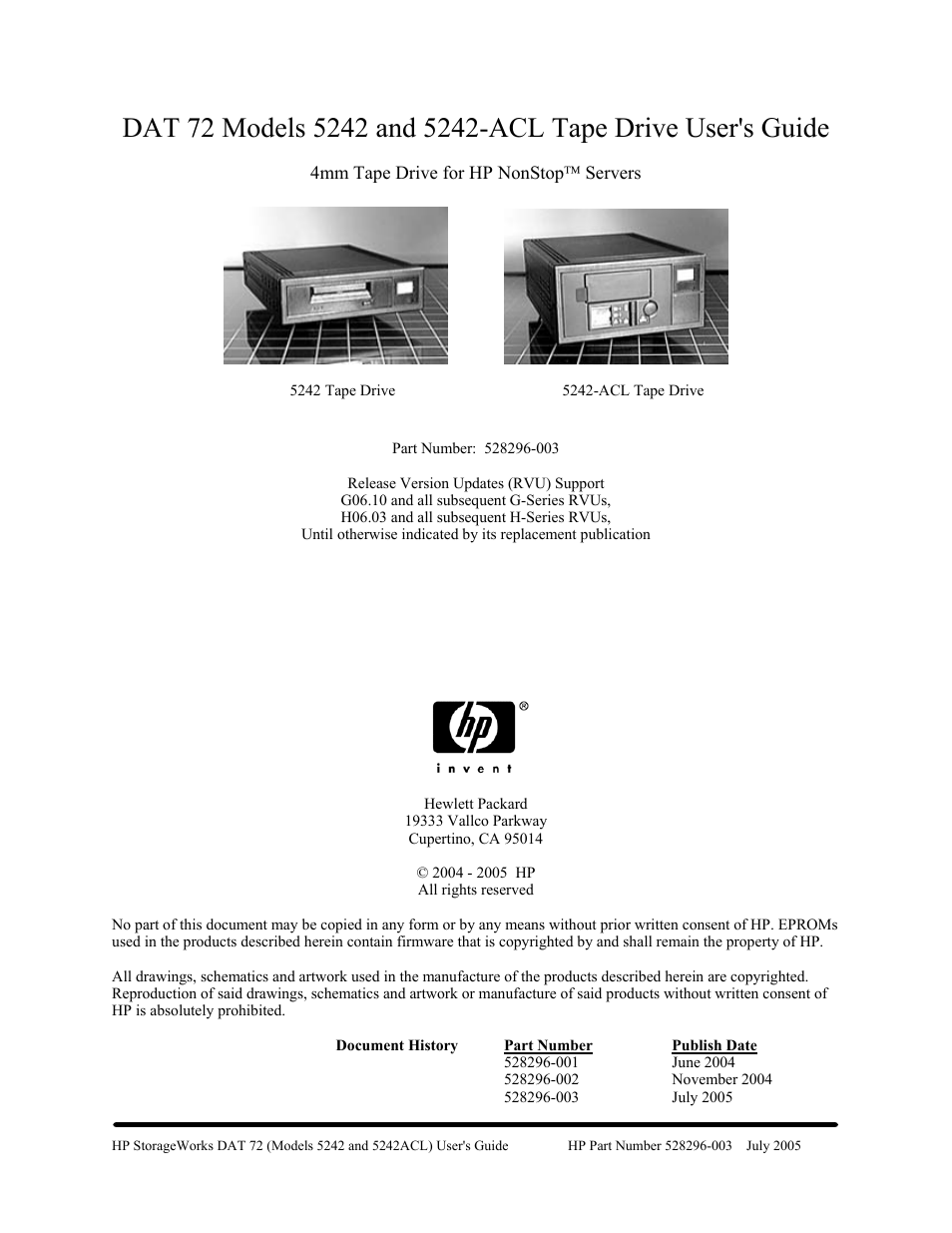 HP Integrity NonStop H-Series User Manual | 79 pages