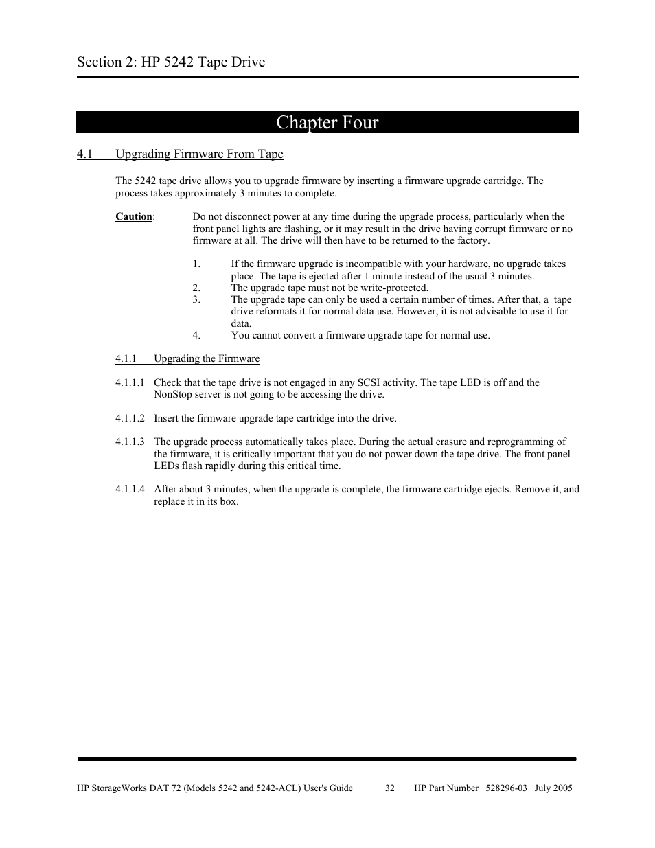 Chapter four | HP Integrity NonStop H-Series User Manual | Page 39 / 79