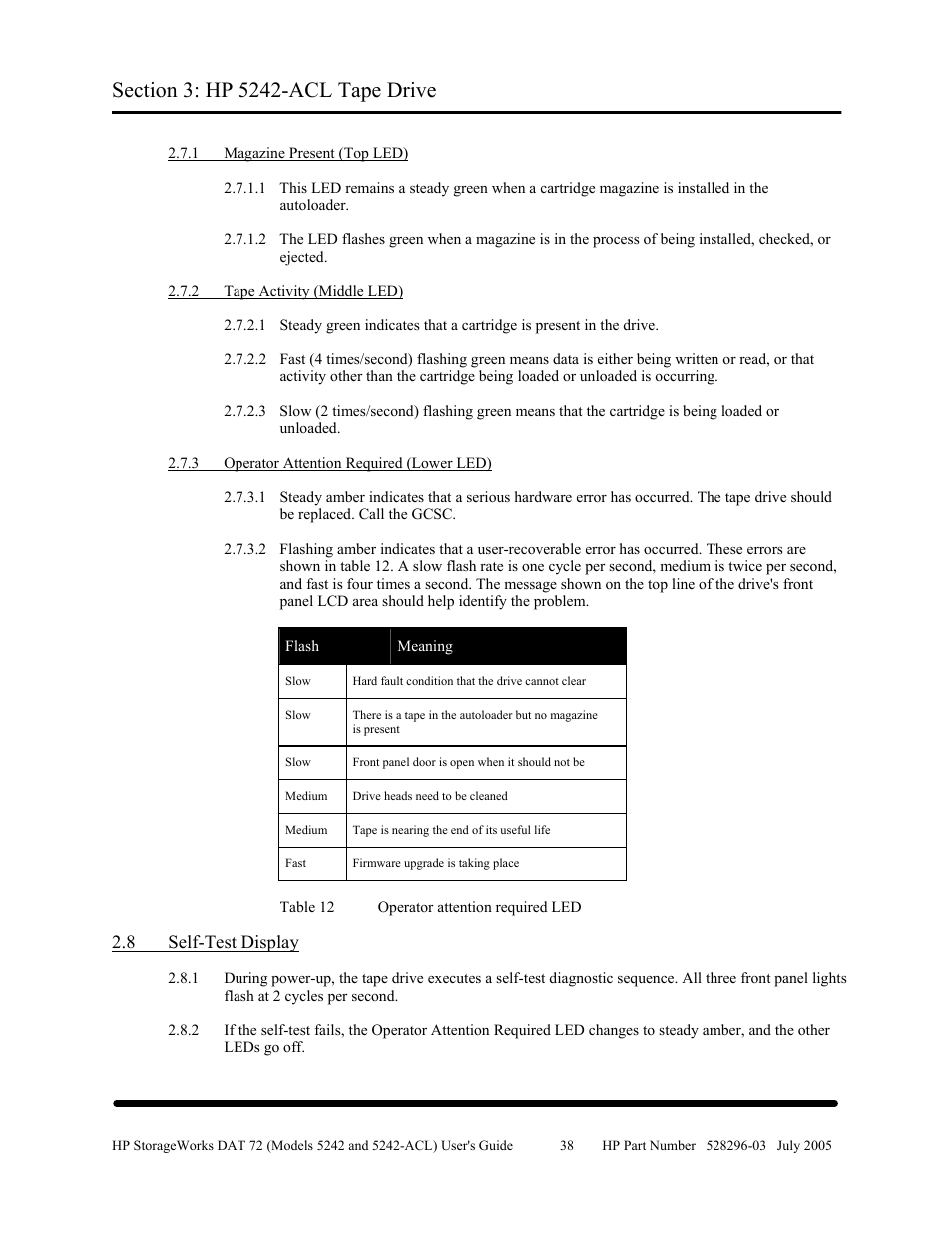 8 self-test display | HP Integrity NonStop H-Series User Manual | Page 45 / 79