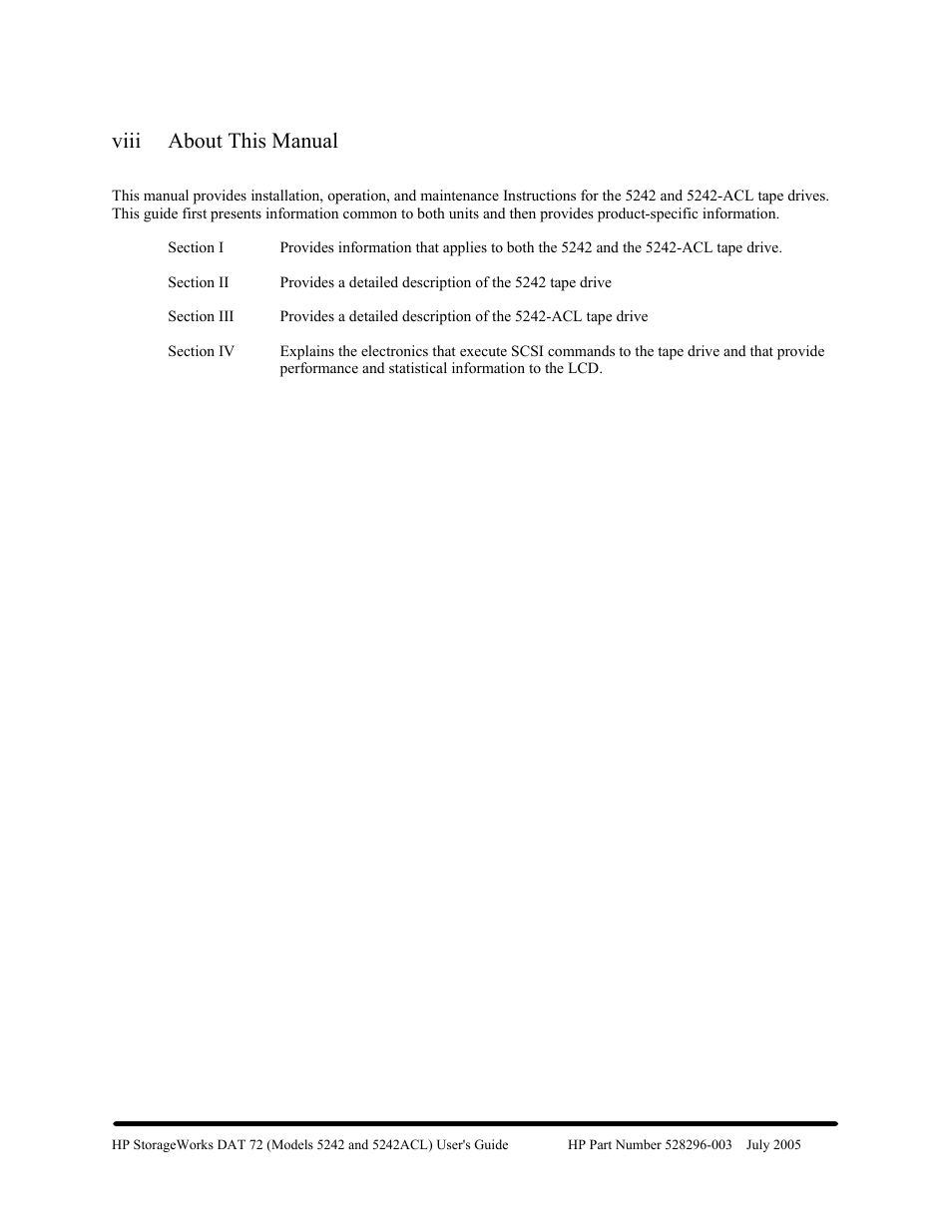 Viii about this manual | HP Integrity NonStop H-Series User Manual | Page 5 / 79