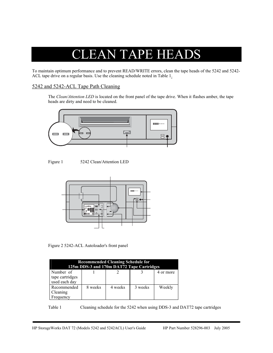 Clean tape heads | HP Integrity NonStop H-Series User Manual | Page 6 / 79