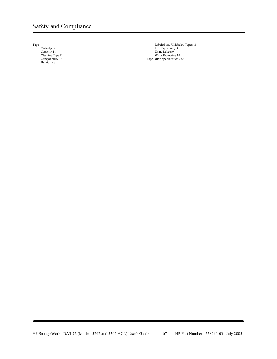 Safety and compliance | HP Integrity NonStop H-Series User Manual | Page 74 / 79