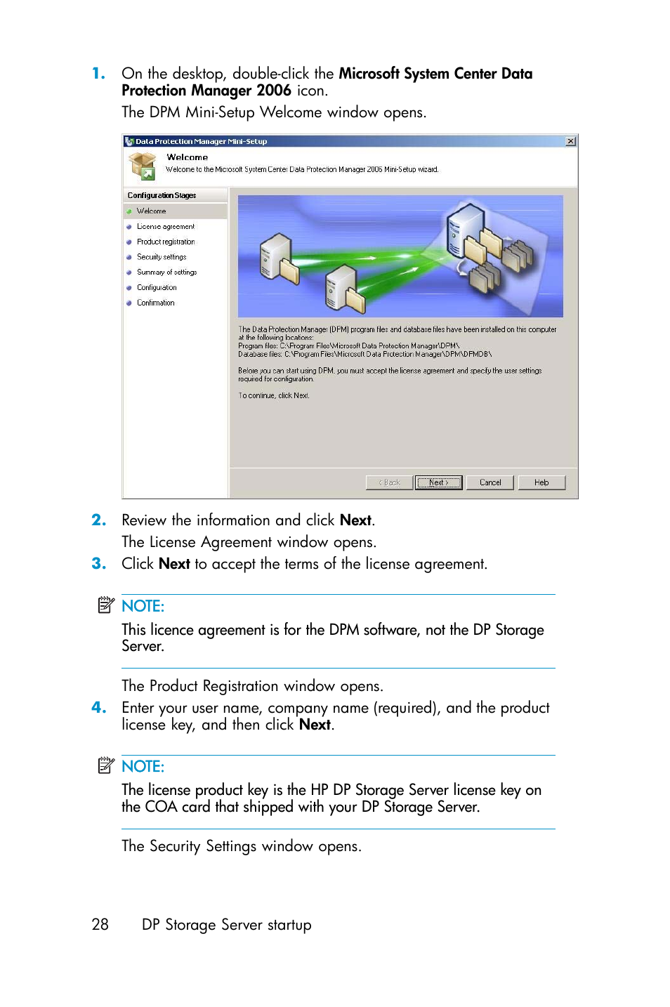 HP ProLiant ML310 G3 Data Protection Storage Server User Manual | Page 28 / 62