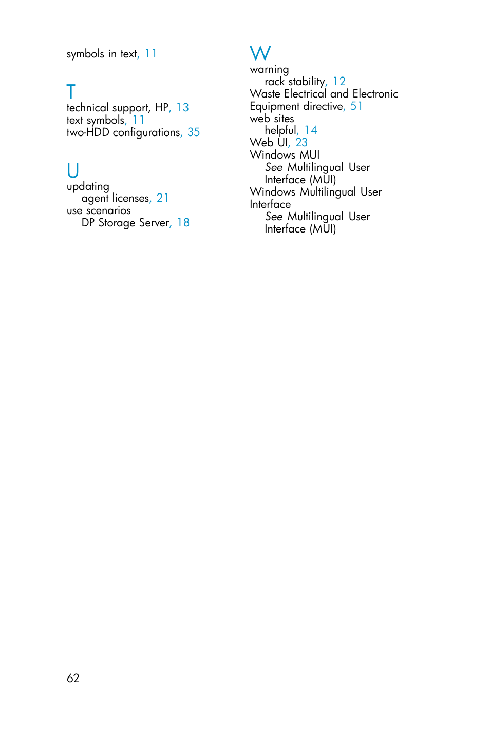 HP ProLiant ML310 G3 Data Protection Storage Server User Manual | Page 62 / 62
