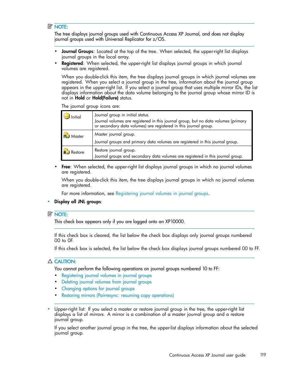 HP XP Continuous Access Software User Manual | Page 119 / 234