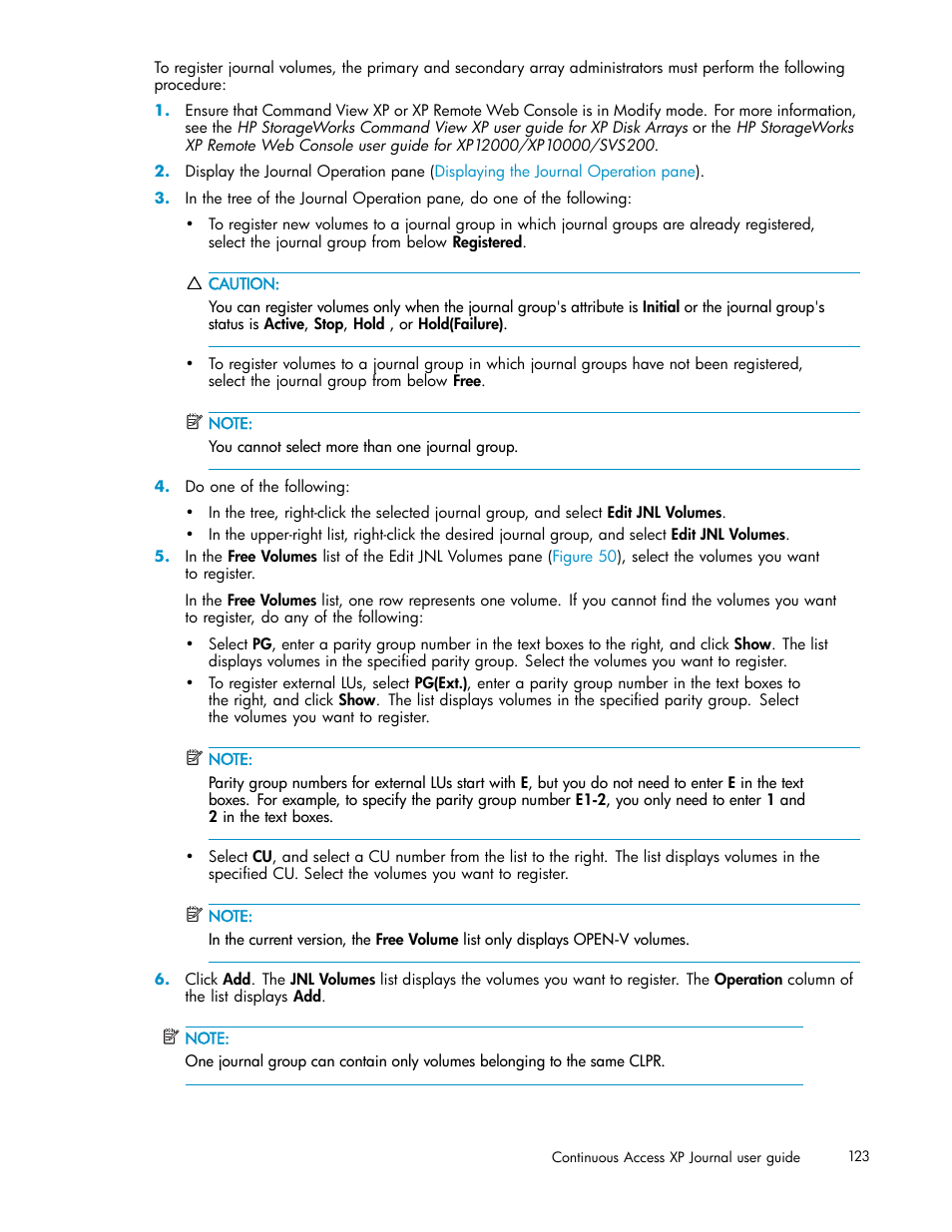 HP XP Continuous Access Software User Manual | Page 123 / 234