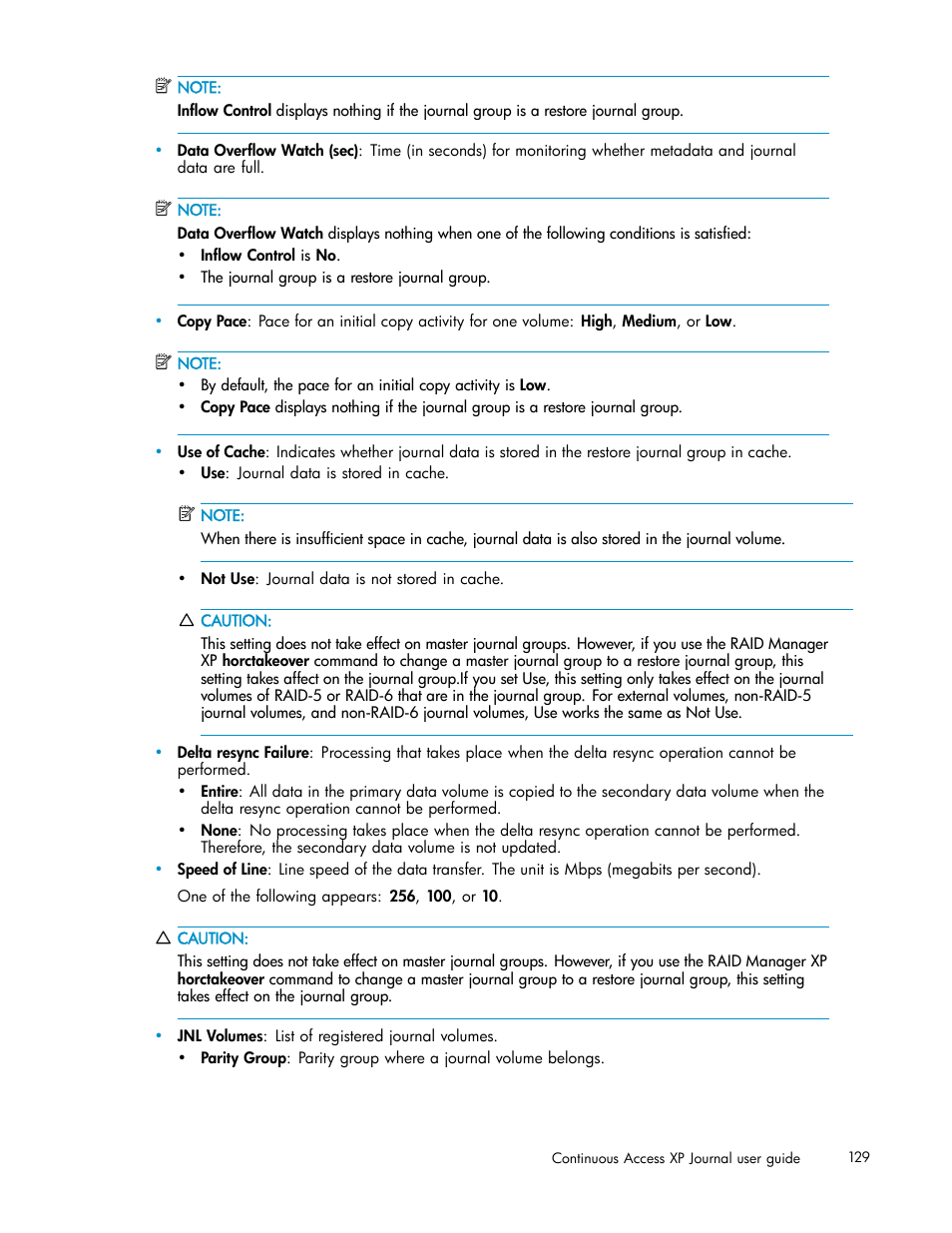 HP XP Continuous Access Software User Manual | Page 129 / 234