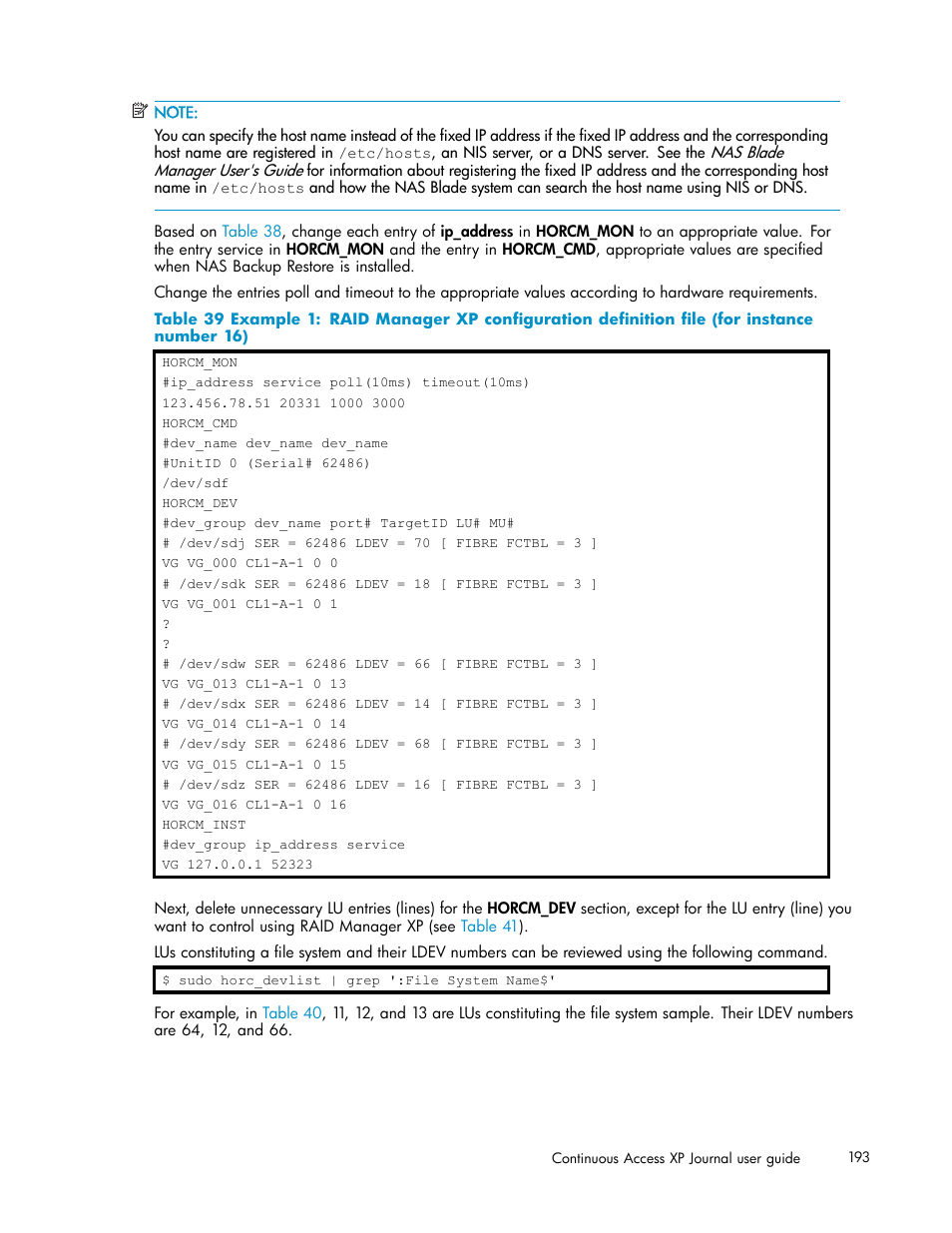 HP XP Continuous Access Software User Manual | Page 193 / 234