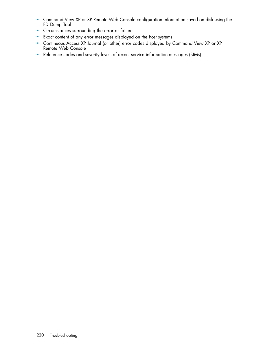 HP XP Continuous Access Software User Manual | Page 220 / 234