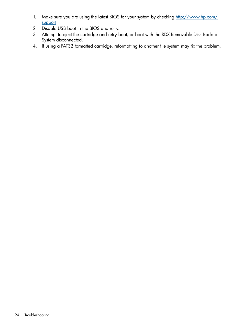 HP RDX Removable Disk Backup System User Manual | Page 24 / 31