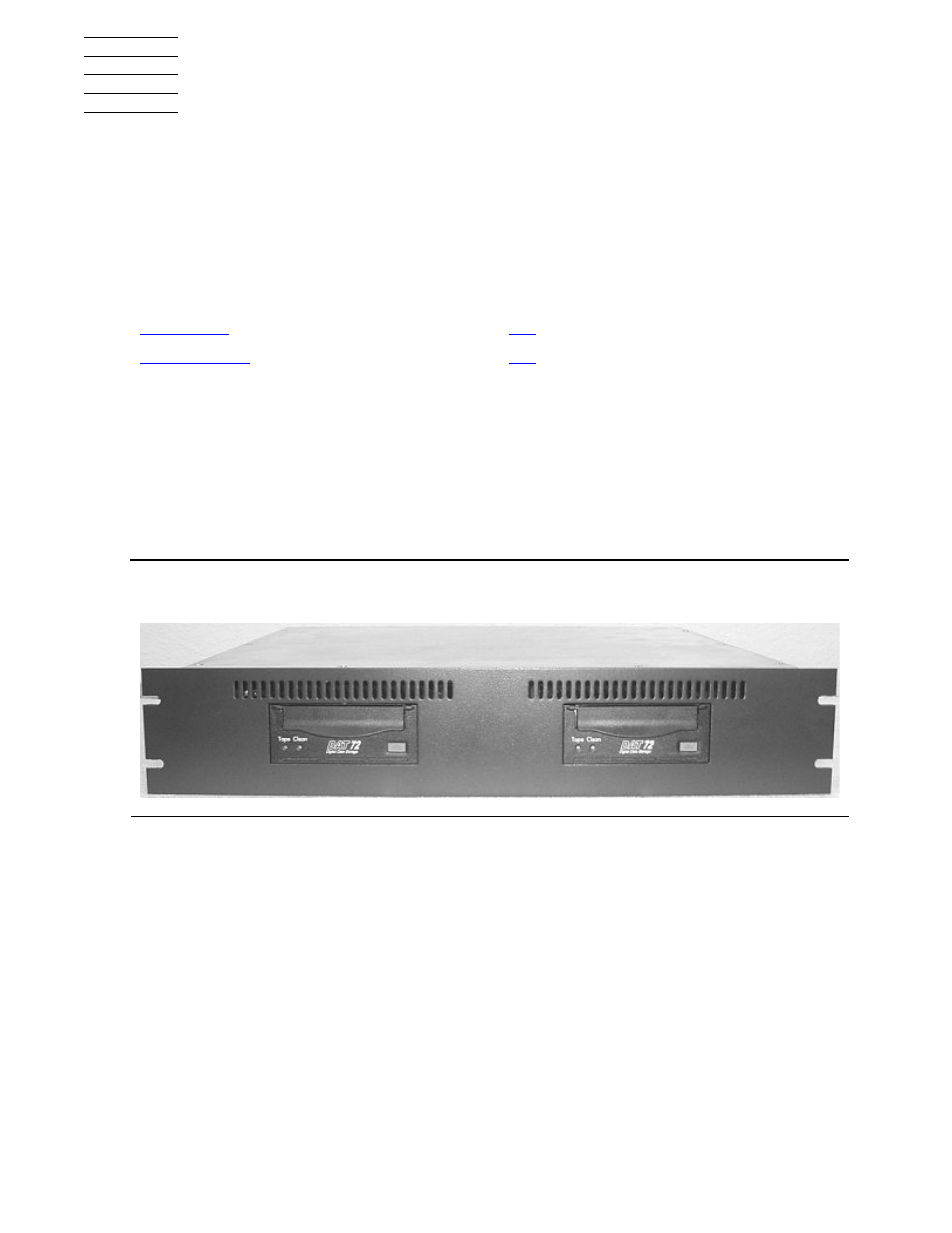 Installation, Series server, Figure 2-1 | Front view of tape drive | HP Integrity NonStop H-Series User Manual | Page 11 / 34