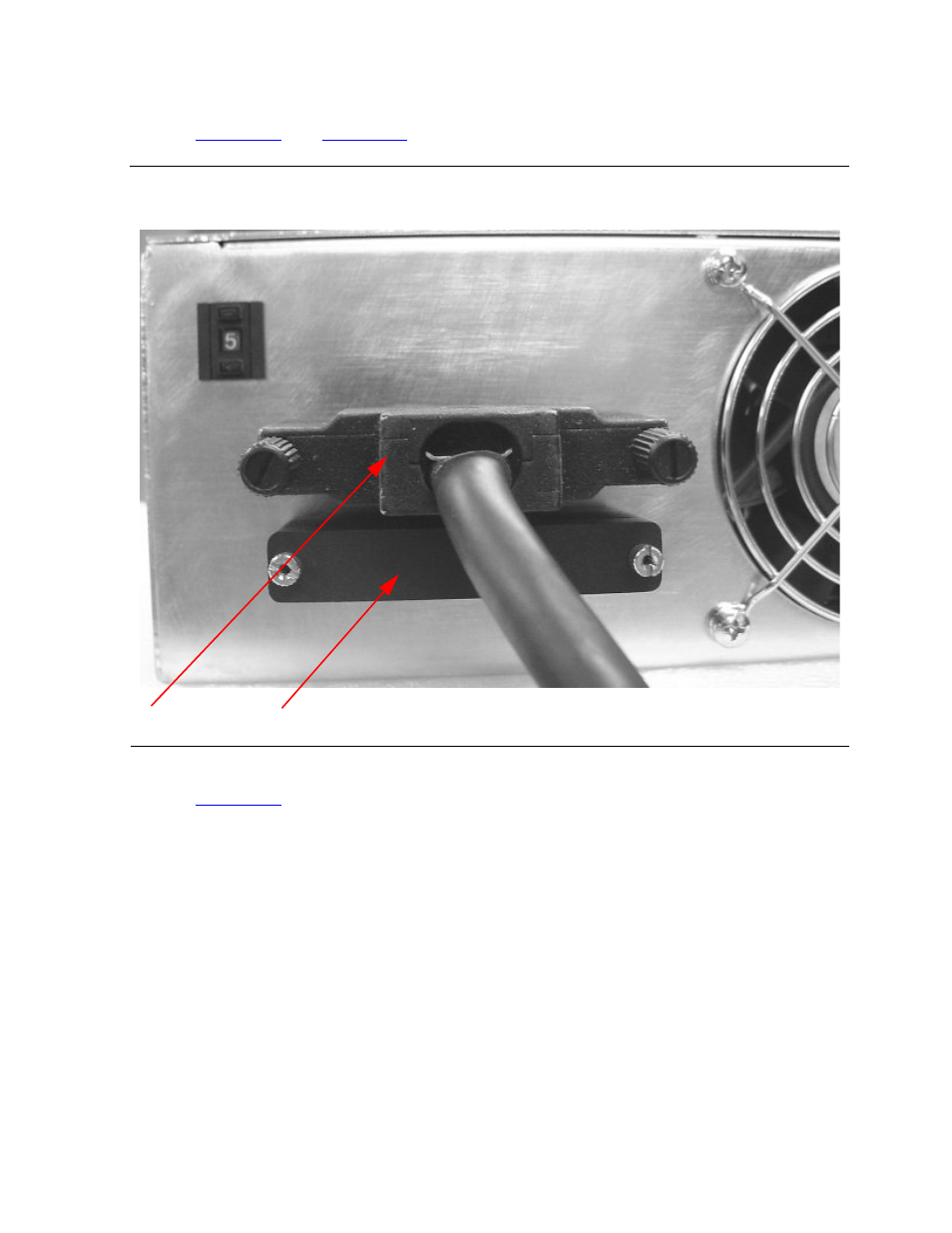 Figure 2-3, View of installed scsi cable and terminator | HP Integrity NonStop H-Series User Manual | Page 13 / 34