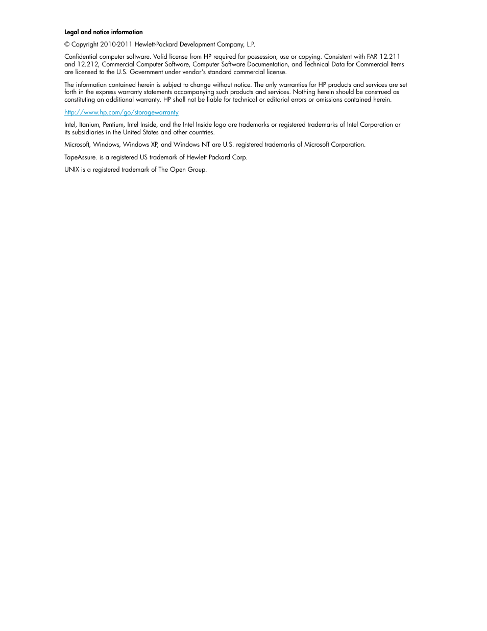 HP Linear Tape File System Software User Manual | Page 2 / 36