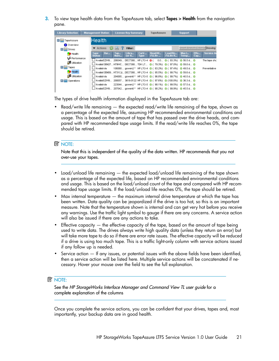 HP Linear Tape File System Software User Manual | Page 21 / 36