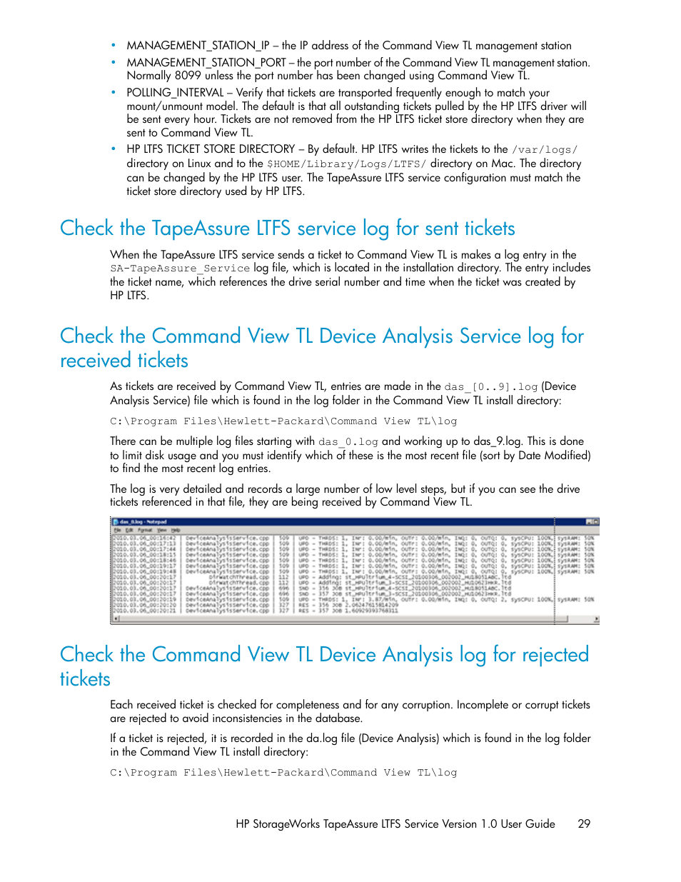 HP Linear Tape File System Software User Manual | Page 29 / 36