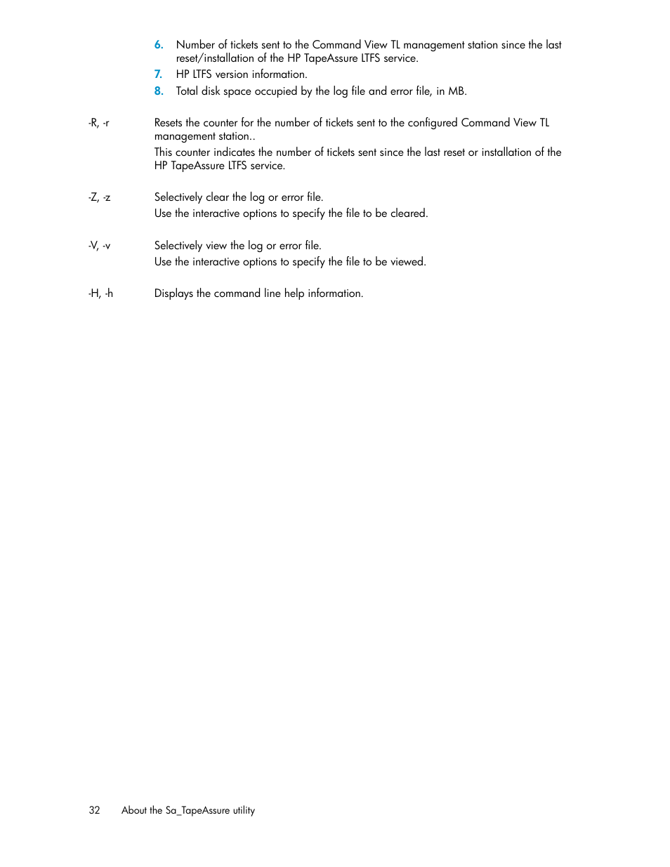 HP Linear Tape File System Software User Manual | Page 32 / 36