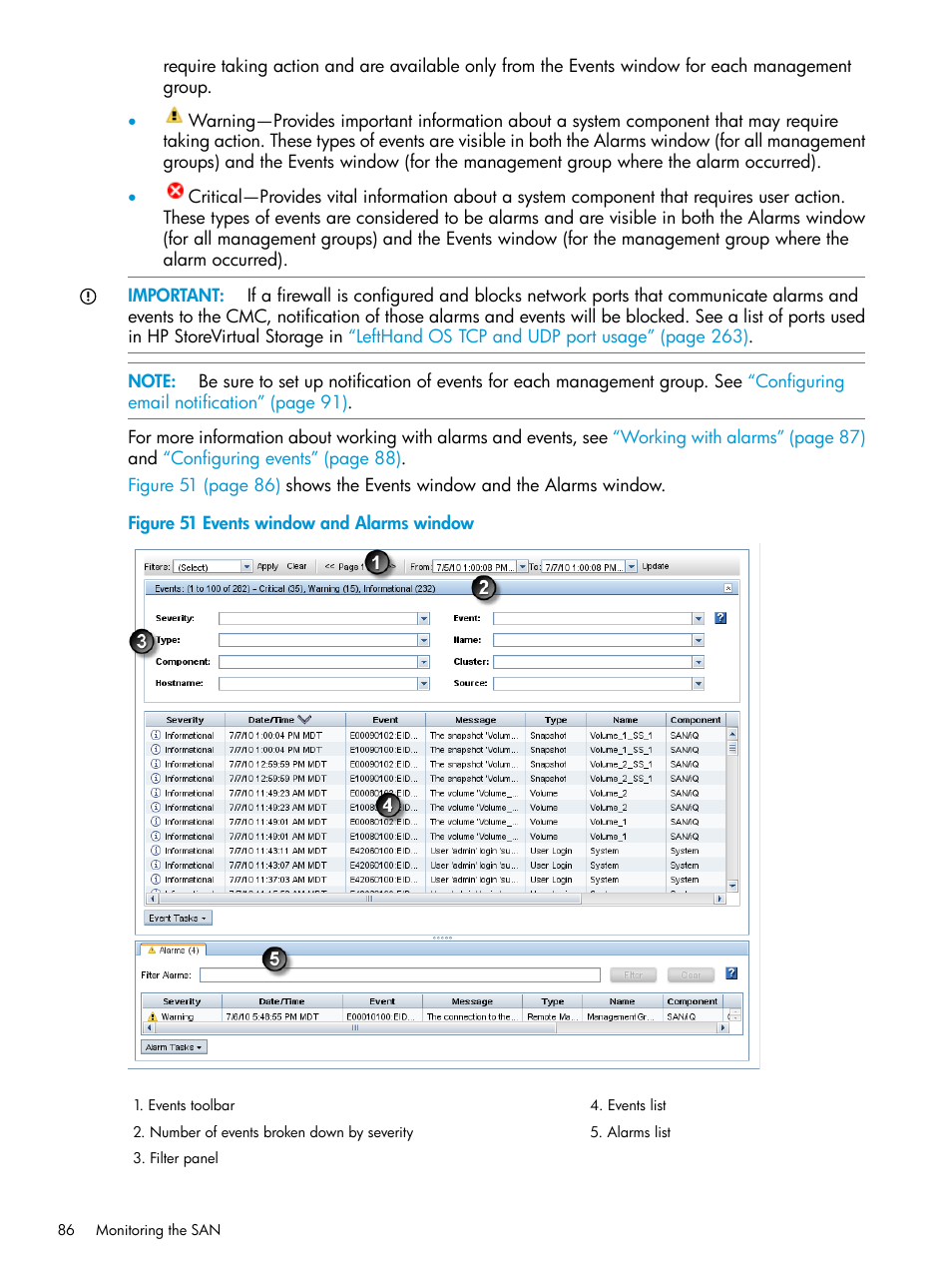 HP LeftHand P4000 SAN Solutions User Manual | Page 86 / 290