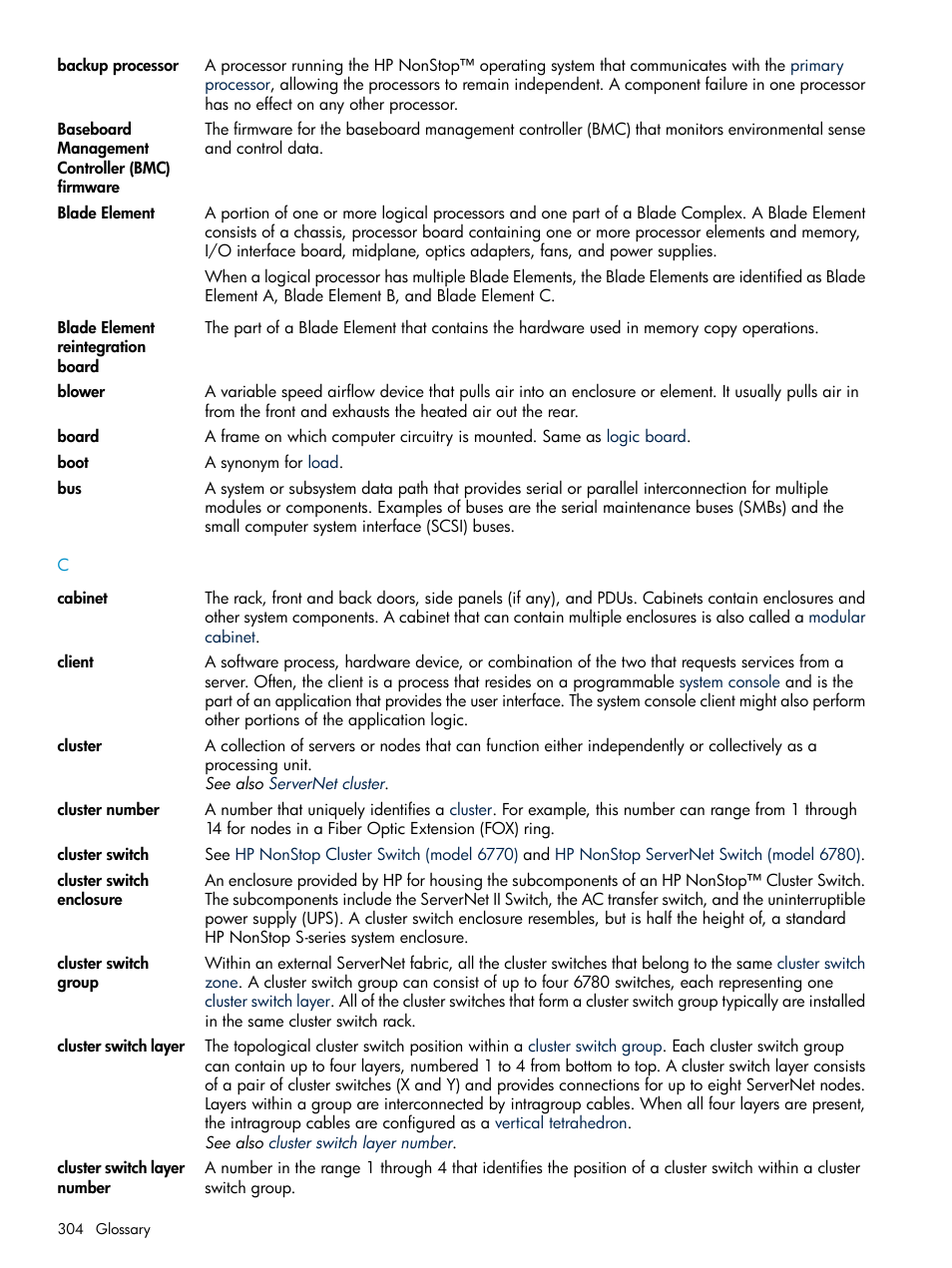 HP Integrity NonStop J-Series User Manual | Page 304 / 328