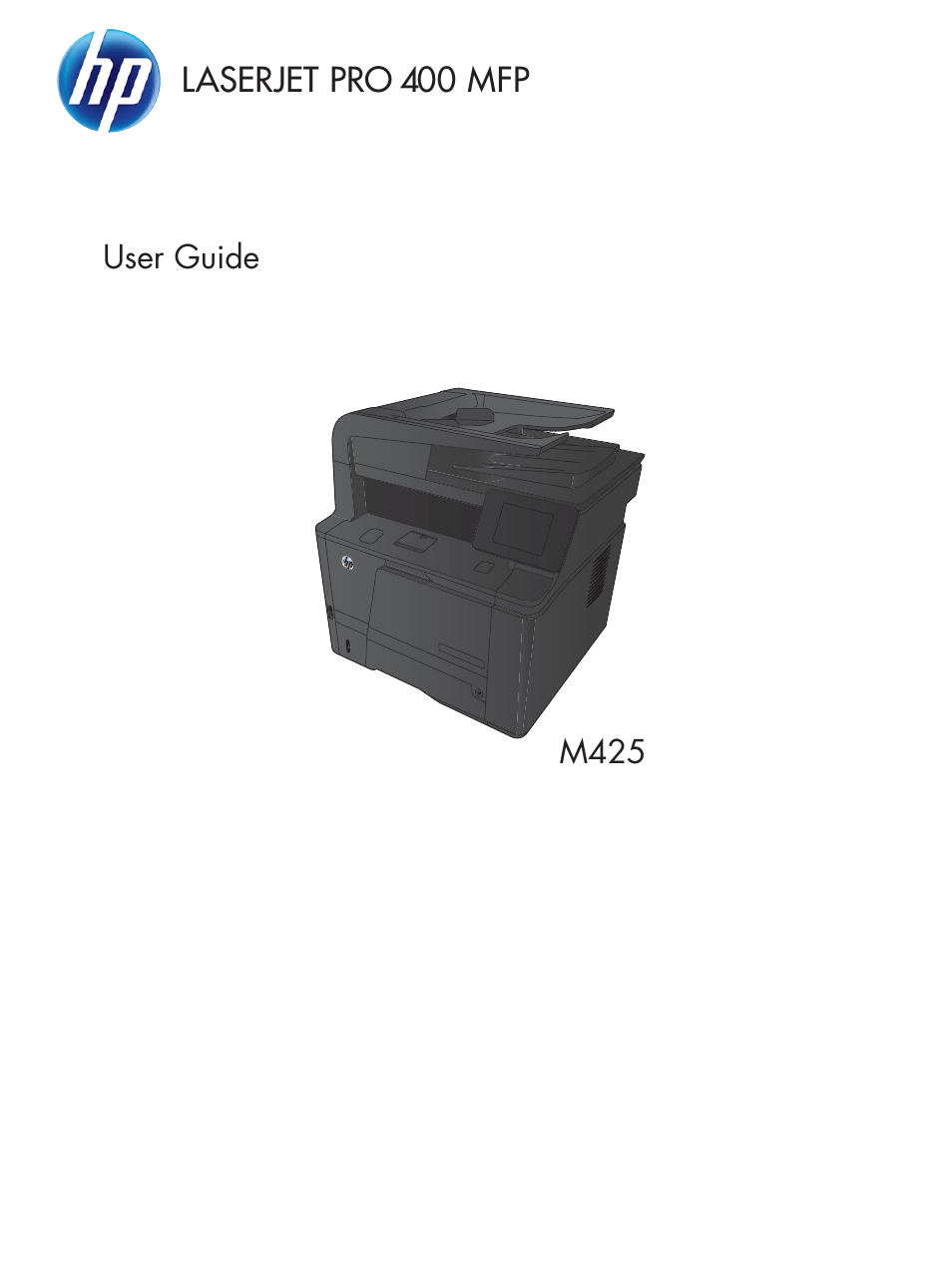 HP LaserJet Pro 400 MFP M425 User Manual | 228 pages