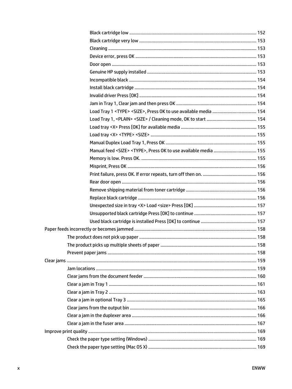 HP LaserJet Pro 400 MFP M425 User Manual | Page 12 / 228